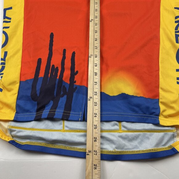 Canari Arizona Cycling Jersey Men’s L Full Zip Short Sleeve Bike Shirt Route 66 - Picture 7 of 11